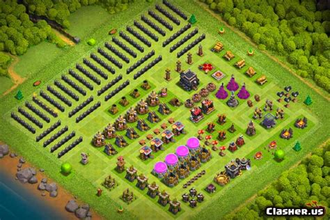 coc th9 progress base.